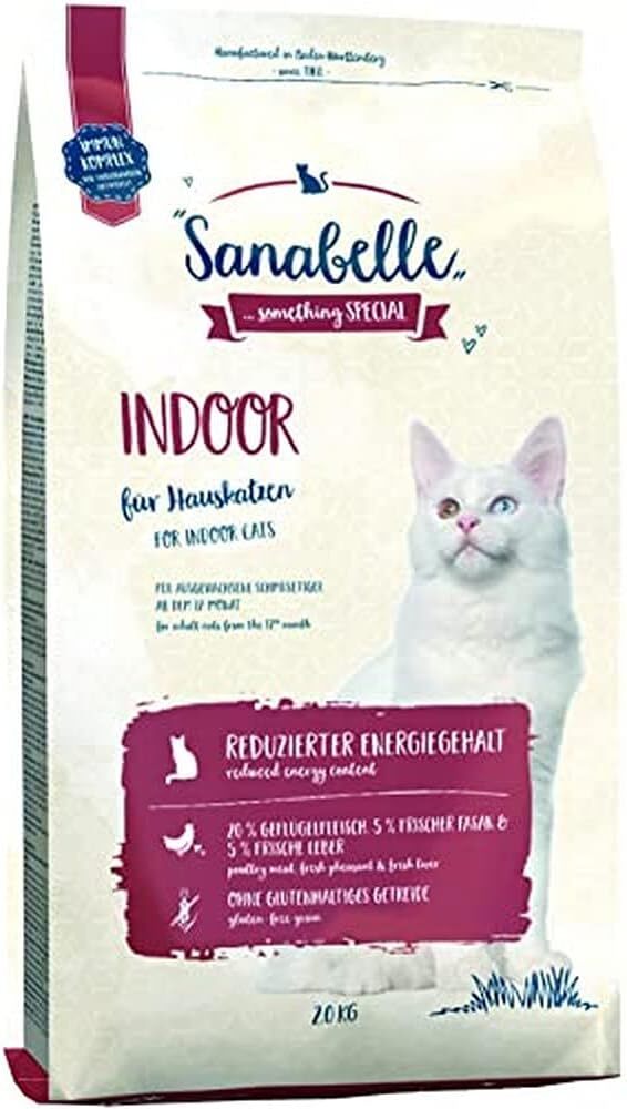  غذای خشک گربه خانگی سانابل با طعم مرغ - Sanabelle Indoor Cat Dry Food with Poultry 