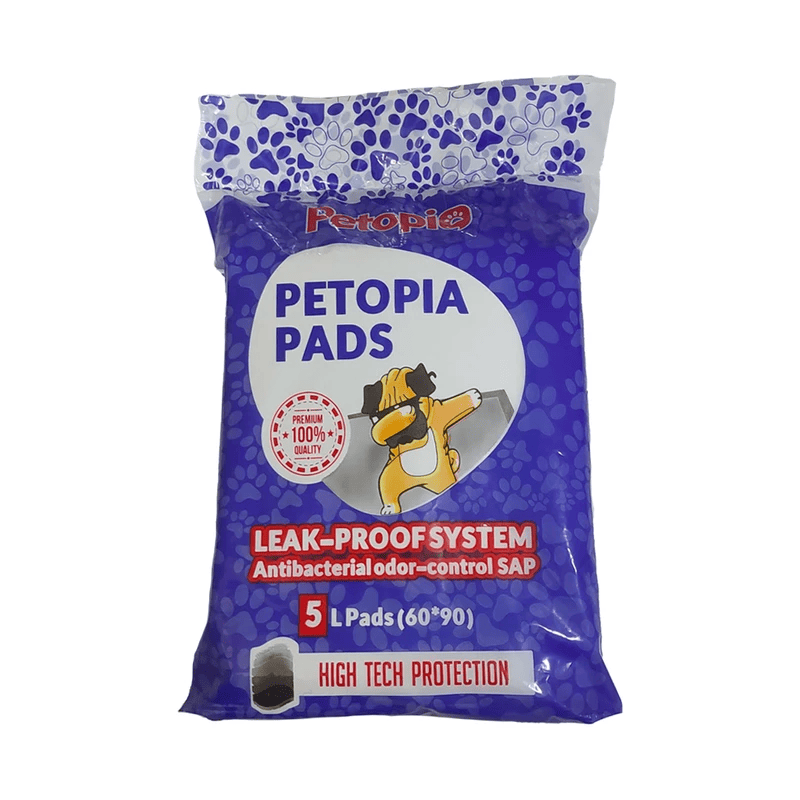  پد زیرانداز بهداشتی سگ و گربه پتوپیا بسته 5 عددی Petopia Pads 