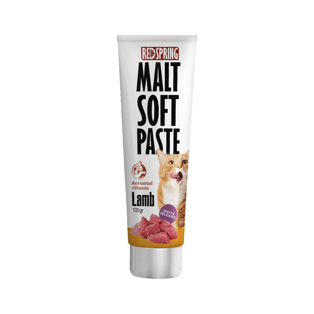  خمیر مالت گربه رداسپرینگ طعم بره Redspring Malt Soft Paste Lamb 