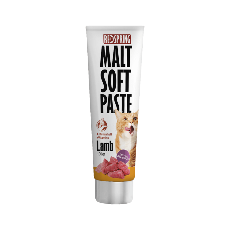 خمیر مالت گربه رداسپرینگ طعم بره Redspring Malt Soft Paste Lamb