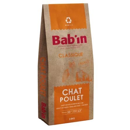  غذای خشک گربه بالغ کلاسیک بابین با طعم مرغ - Babin Adult Cat Classic With Chicken 