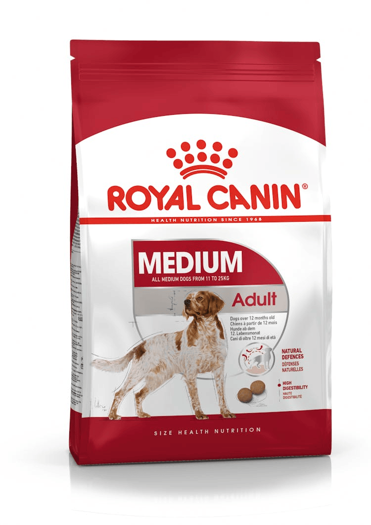  غذای خشک سگ بالغ نژاد سایز متوسط رویال کنین - ROYAL CANIN MEDIUM Adult dog 