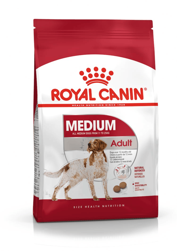 غذای خشک سگ بالغ نژاد سایز متوسط رویال کنین - ROYAL CANIN MEDIUM Adult dog