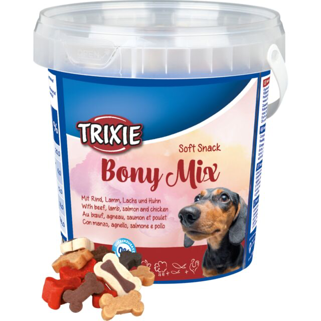  تشویقی سگ تریکسی بانی میکس TRIXIE BONY MIX Soft Snack به شکل استخوان 