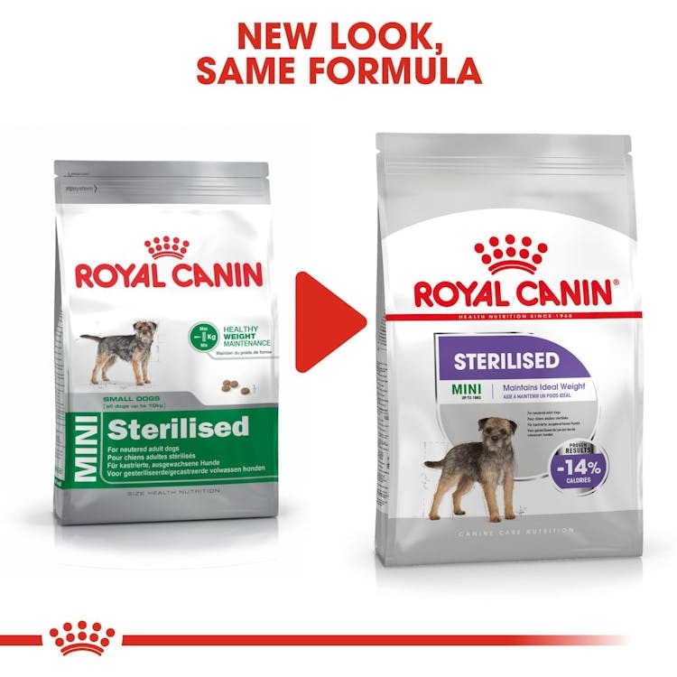  ROYAL CANIN STERILISED MINI DOG switch 