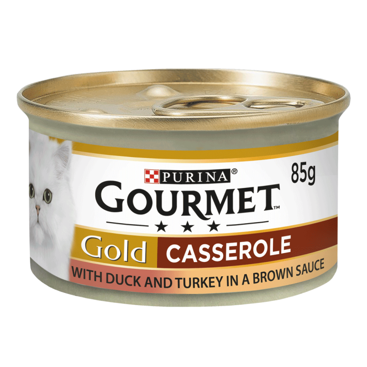 کنسرو غذای گربه پورینا گورمت گلد اردک و بوقلمون PURINA GOURMET GOLD Duck & Turkey