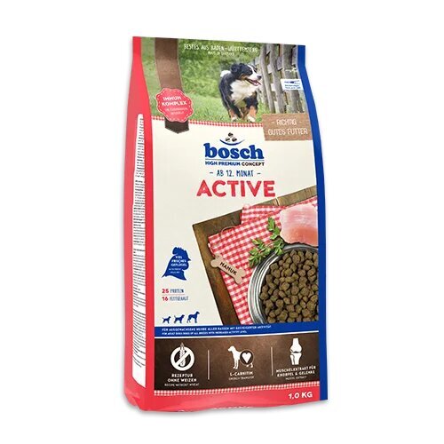  غذای خشک سگ بوش اکتیو با طعم مرغ - Bosch Active with Poultry 