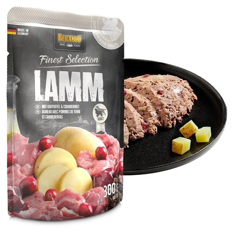  Belcando Dog Pouch Lamb, Potato and cranberry 