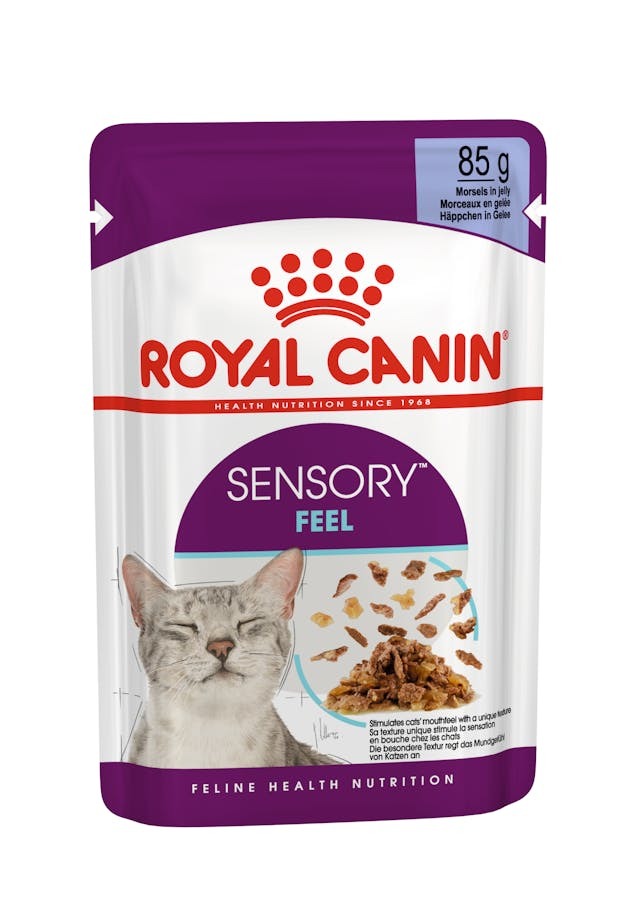  پوچ گربه بد غذا رویال کنین - ROYAL CANIN SENSORY FEEL in Jelly 