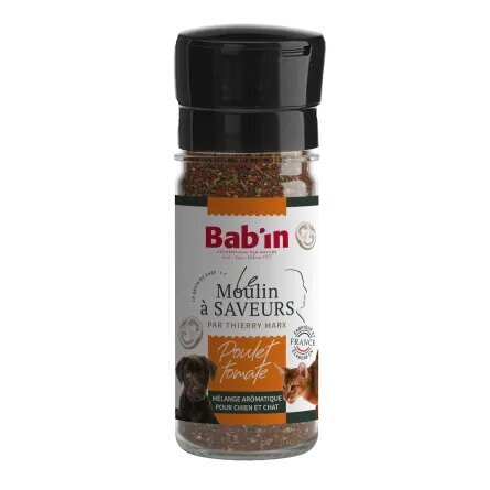 طعم دهنده غذای خشک سگ و گربه بابین با طعم مرغ و گوجه - Babin Flavour Mill with Chicken & Tomato