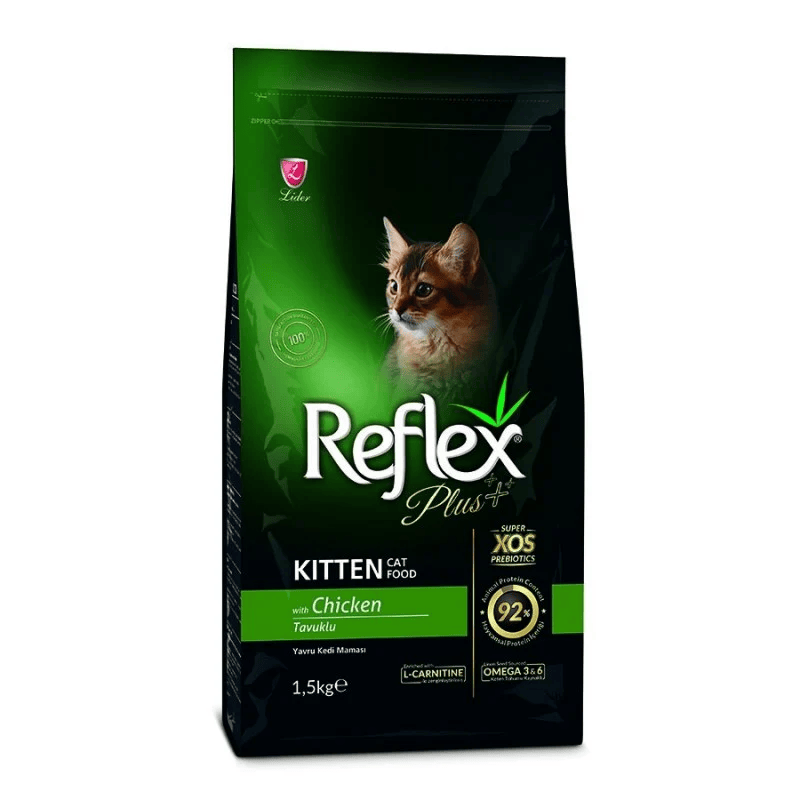  غذای خشک بچه گربه رفلکس پلاس طعم مرغ REFLEX PLUS KITTEN FOOD with Chicken 