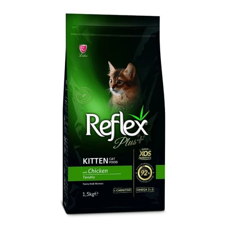 غذای خشک بچه گربه رفلکس پلاس طعم مرغ REFLEX PLUS KITTEN FOOD with Chicken