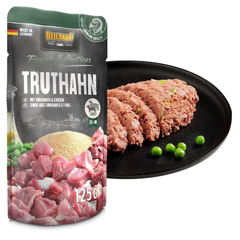  Belcando Dog Pouch Turkey, amaranth and peas 