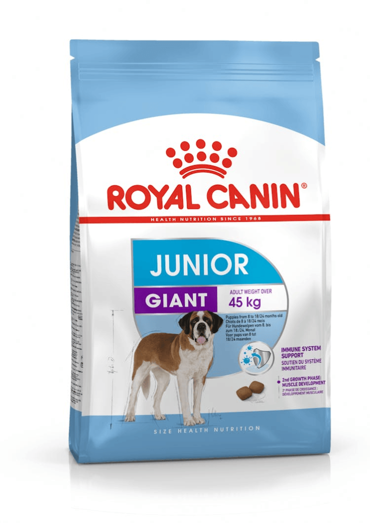 غذای خشک توله سگ نژاد سایز خیلی بزرگ رویال کنین - ROYAL CANIN JUNIOR GIANT