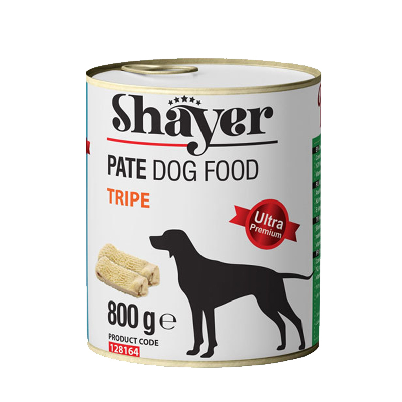  کنسرو غذای سگ شایر با طعم سیرابی Shayer Pate Dog Food TRIPE 