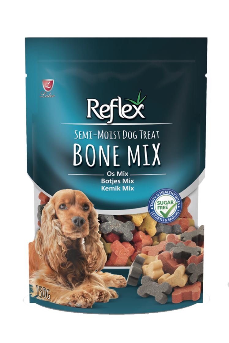 تشویقی سگ رفلکس میکس استخوان Reflex Dog Treat BONE MIX