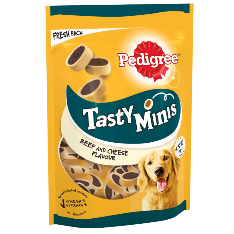 تشویقی سگ پدیگری گوشت گاو و پنیر PEDIGREE Tasty Minis Beef & Cheese