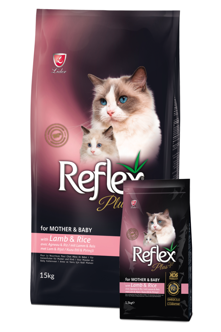 غذای خشک مادر و بچه گربه رفلکس پلاس REFLEX PLUS FOR MOTHER & BABY